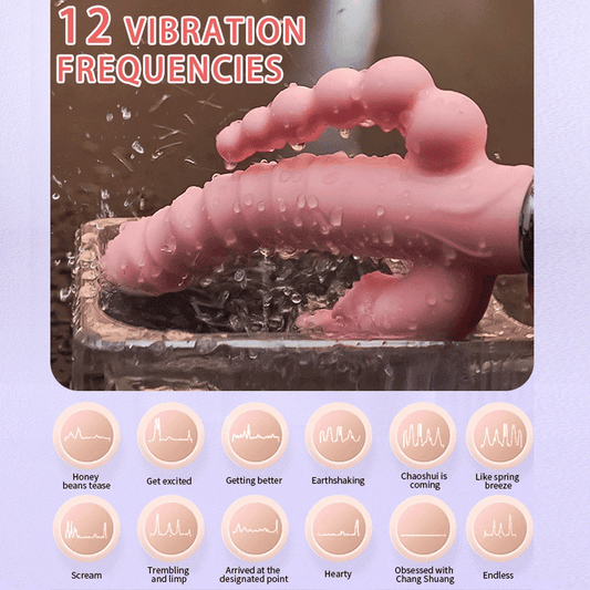 Leiser Rabbit Vibrator – flexible Ohren, 5 Farben