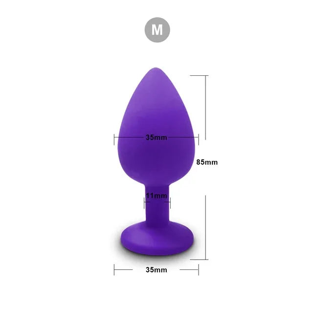Aufweitbarer Analplug – 4 Farben, 3 Größen