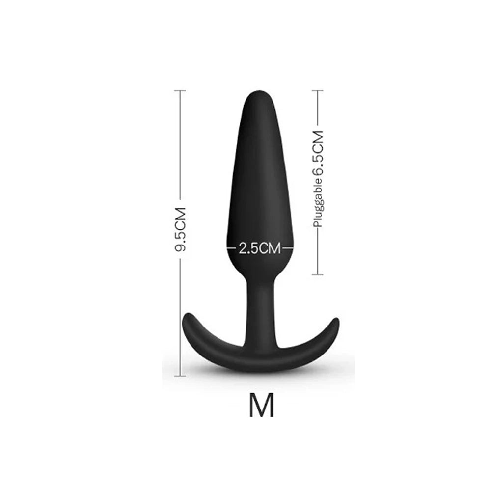 Analplug-Set aus Silikon – einzeln oder im Set