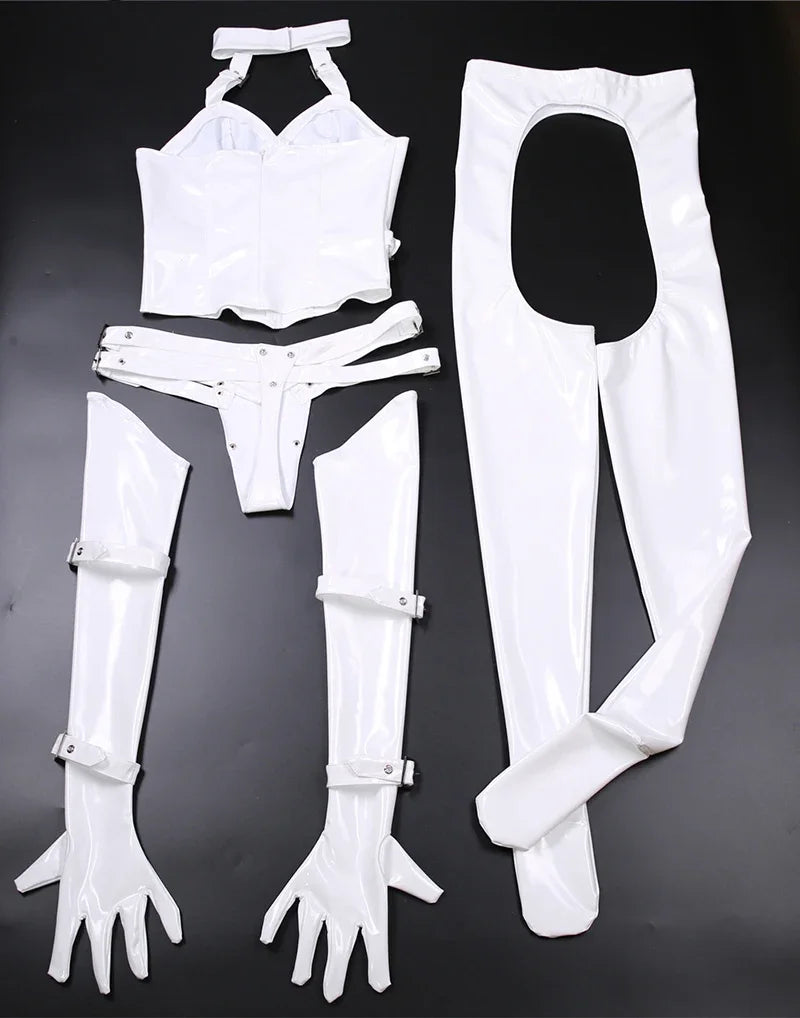 Wetlook-Uniform für Damen – Maid- & Cosplay-Outfit