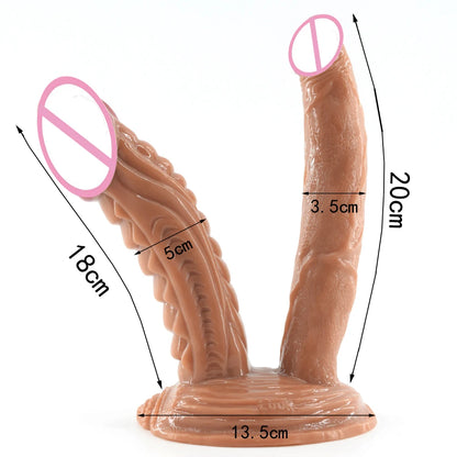 ROUGH BEAST Doppeldildo & XXL-Plug