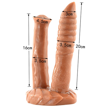 ROUGH BEAST Doppeldildo & XXL-Plug
