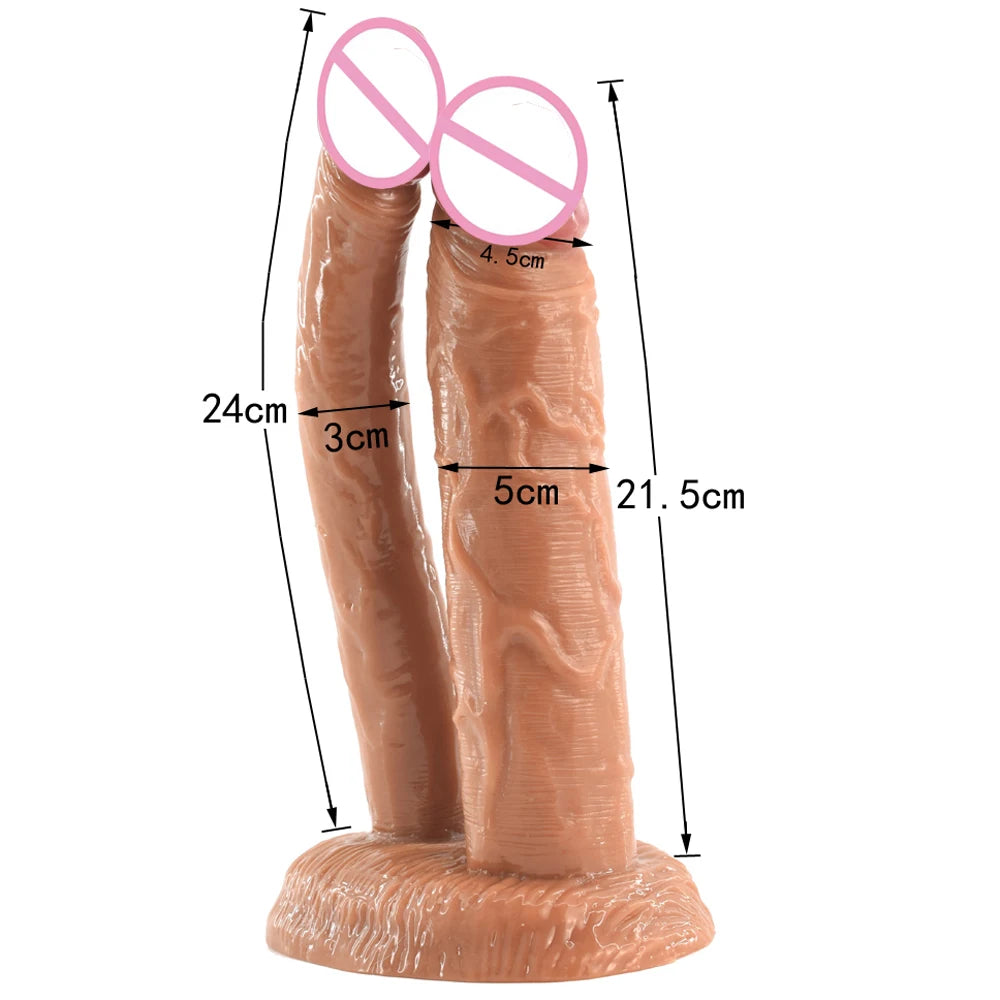 ROUGH BEAST Doppeldildo & XXL-Plug