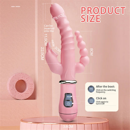 Leiser Rabbit Vibrator – flexible Ohren, 5 Farben