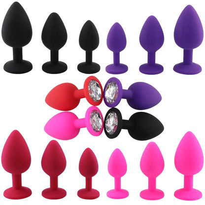 Aufweitbarer Analplug – 4 Farben, 3 Größen