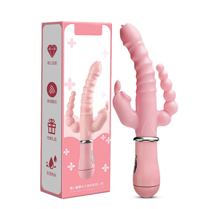 Leiser Rabbit Vibrator – flexible Ohren, 5 Farben