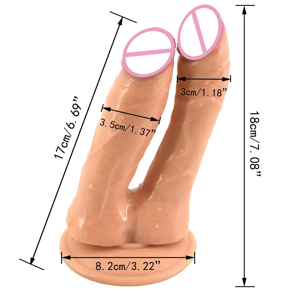 ROUGH BEAST Doppeldildo & XXL-Plug