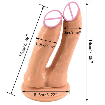 ROUGH BEAST Doppeldildo & XXL-Plug