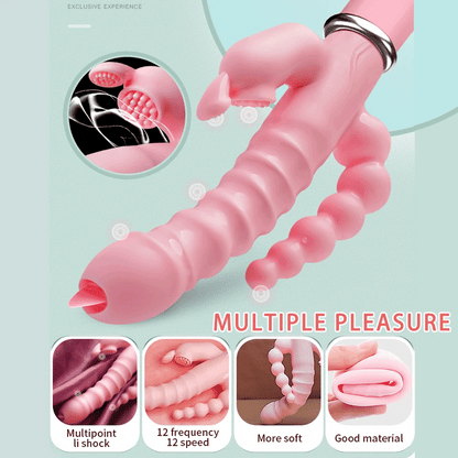 Leiser Rabbit Vibrator – flexible Ohren, 5 Farben