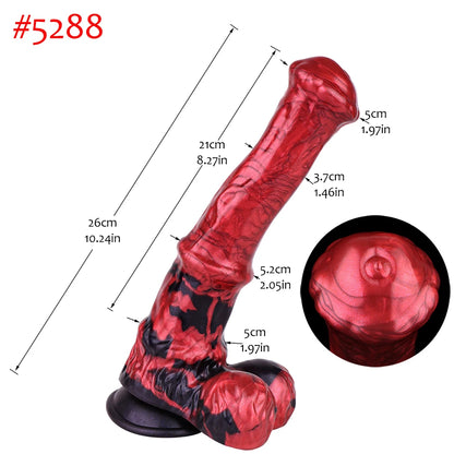 Fantasy-Dildo „Horse“ – großer Silikon-Dildo mit Saugfuß
