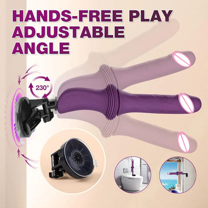 Stoßvibrator – realistischer Dildo mit Thrusting-Funktion