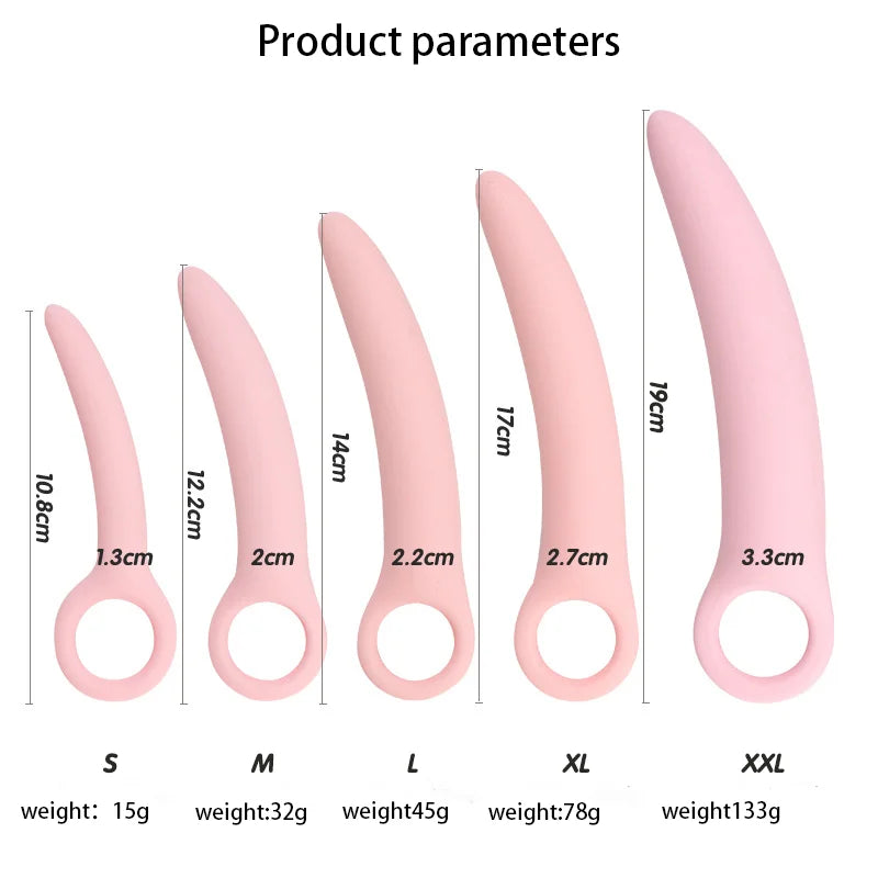 Analplug-Set mit 5 Größen – ideal zum Trainieren