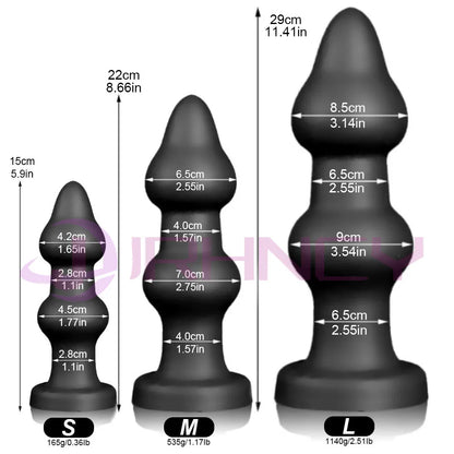 Anal-Set XXL – Analkette oder Plug-Kegel