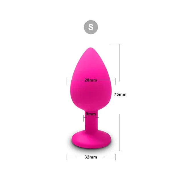 Aufweitbarer Analplug – 4 Farben, 3 Größen