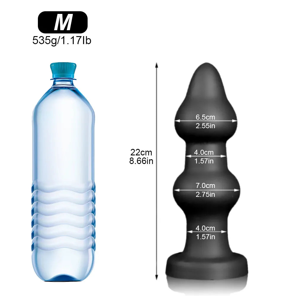 Anal-Set XXL – Analkette oder Plug-Kegel