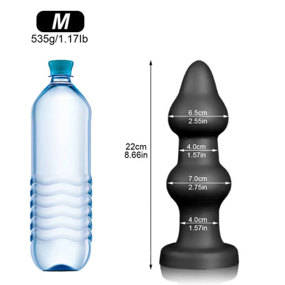 Anal-Set XXL – Analkette oder Plug-Kegel