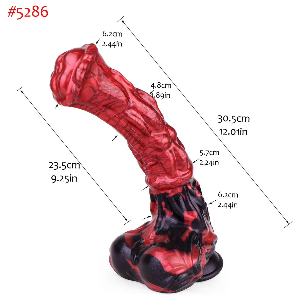 Fantasy-Dildo „Horse“ – großer Silikon-Dildo mit Saugfuß