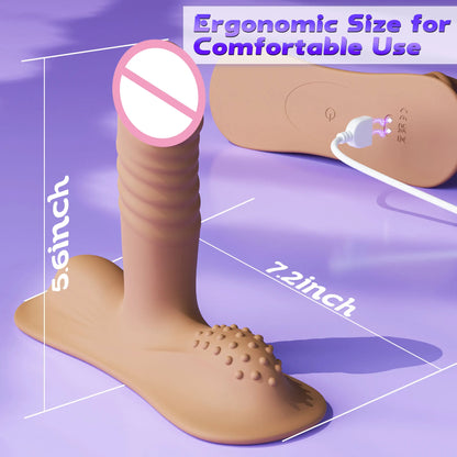 Kushor Stoßvibrator mit App – Klitoris, G-Punkt & Anal