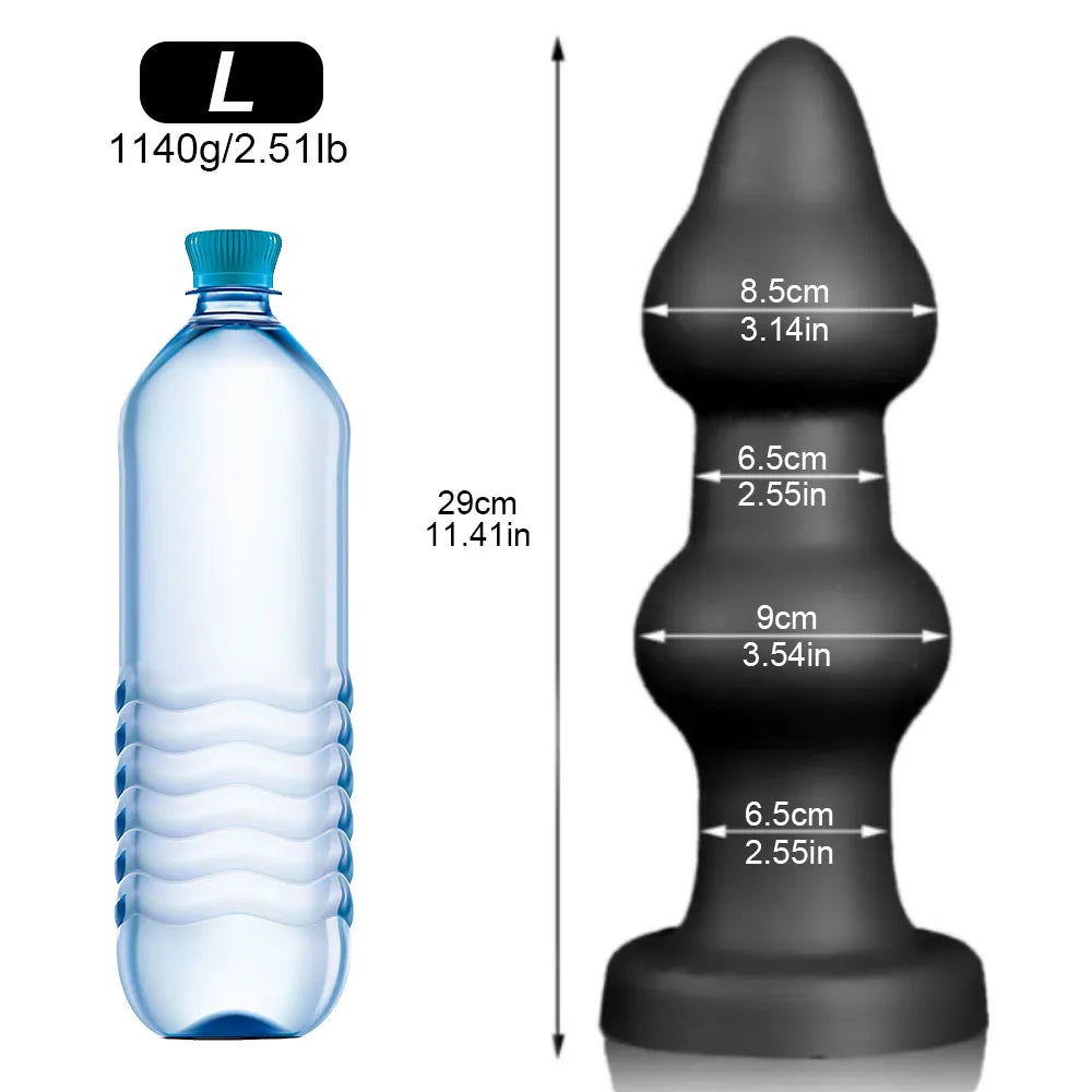 Anal-Set XXL – Analkette oder Plug-Kegel