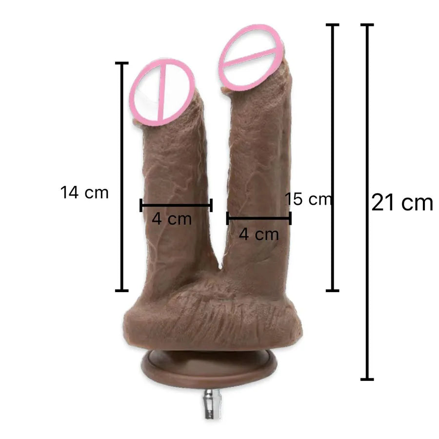 ROUGH BEAST Doppeldildo & XXL-Plug