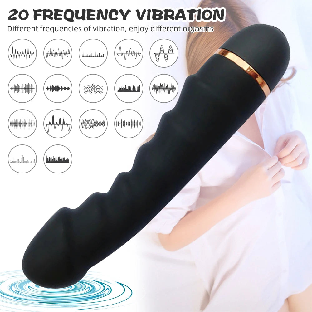 Realistischer Dildo-Vibrator – kraftvoll für den G-Punkt