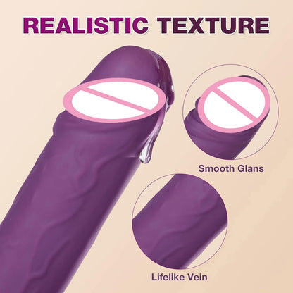 Stoßvibrator – realistischer Dildo mit Thrusting-Funktion
