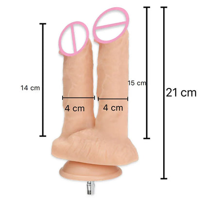 ROUGH BEAST Doppeldildo & XXL-Plug