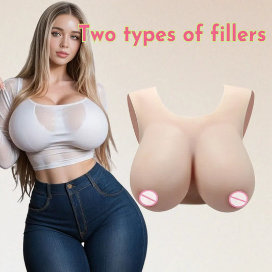 Silikon-Brustformen XXL – Cup C bis H, 4 Hauttöne