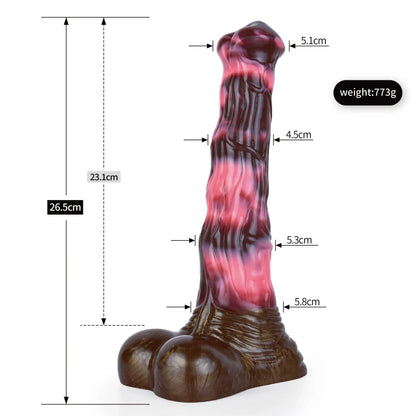 Fantasy-Dildo „Horse“ – großer Silikon-Dildo mit Saugfuß