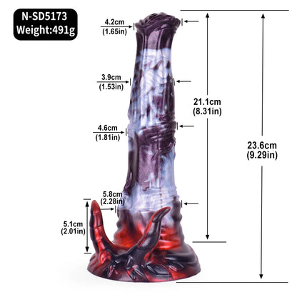 Fantasy-Dildo „Horse“ – großer Silikon-Dildo mit Saugfuß