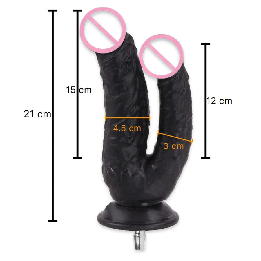 ROUGH BEAST Doppeldildo & XXL-Plug