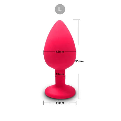 Aufweitbarer Analplug – 4 Farben, 3 Größen