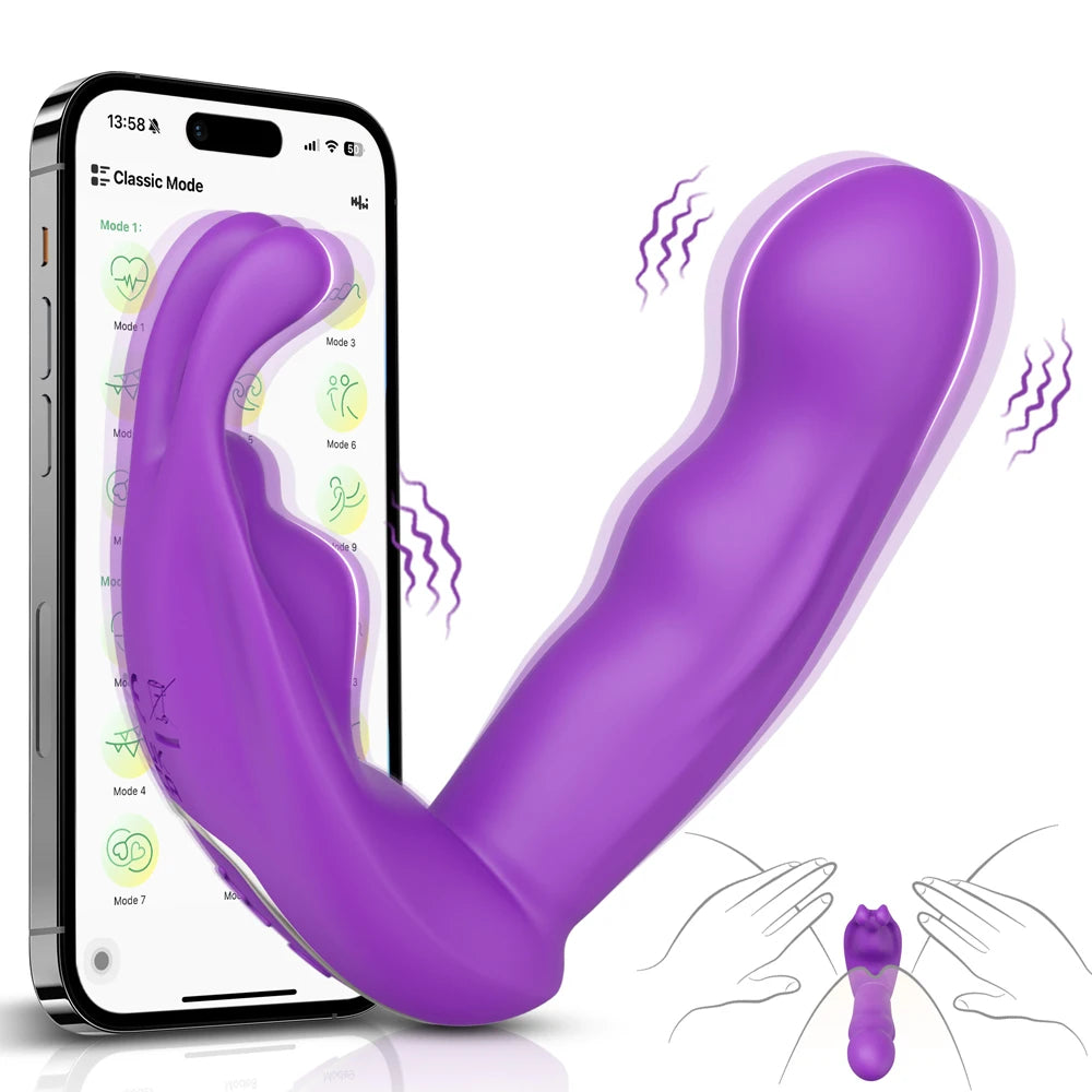 Wearable Rabbit Vibrator mit App-Steuerung