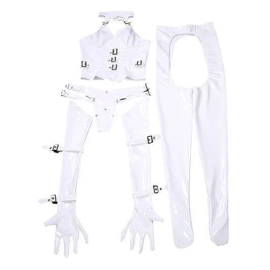 Wetlook-Uniform für Damen – Maid- & Cosplay-Outfit