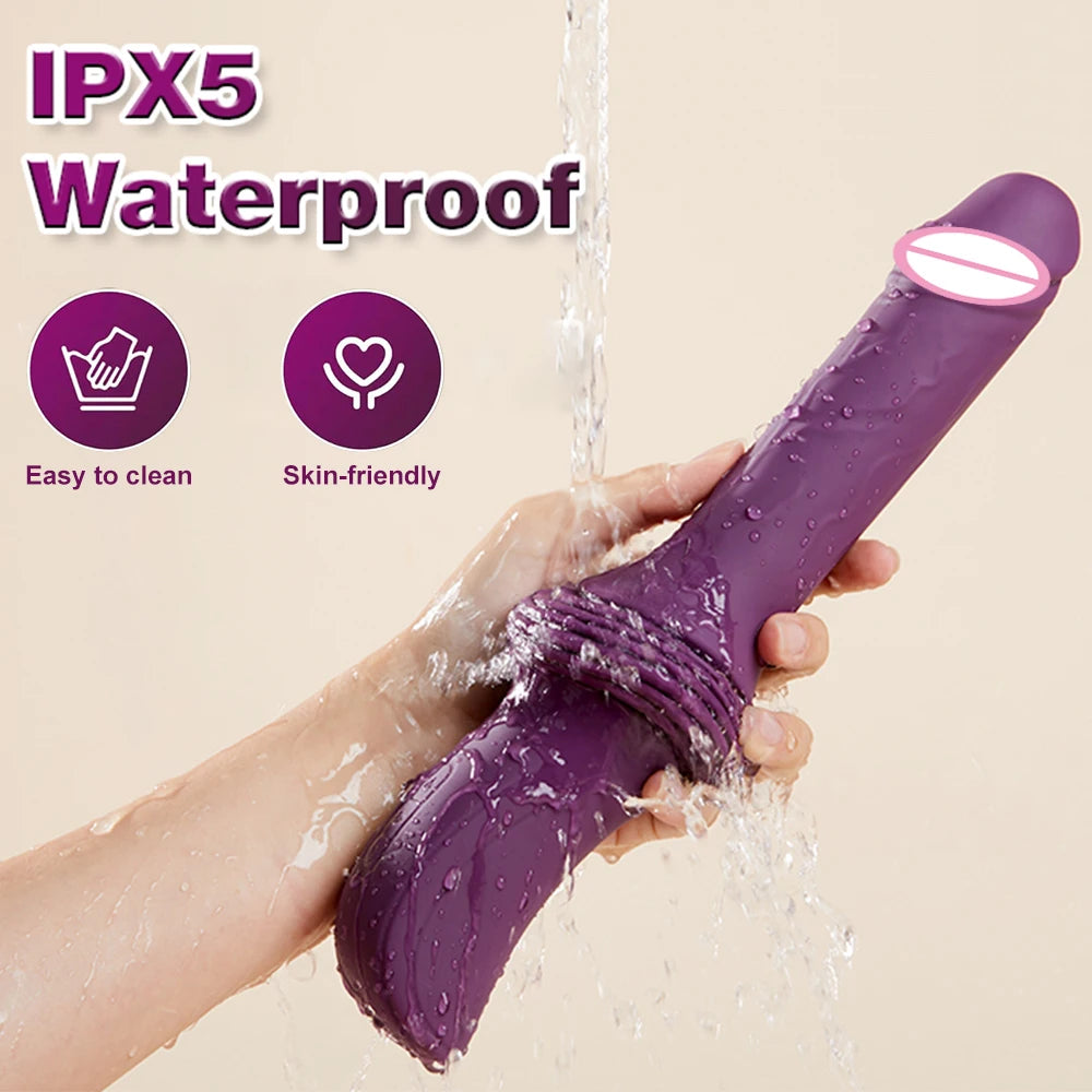 Stoßvibrator – realistischer Dildo mit Thrusting-Funktion