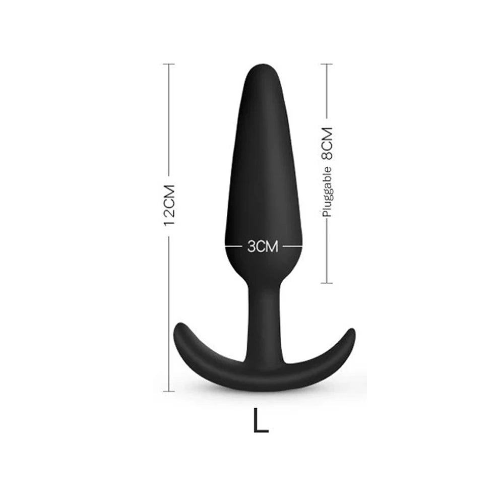 Analplug-Set aus Silikon – einzeln oder im Set