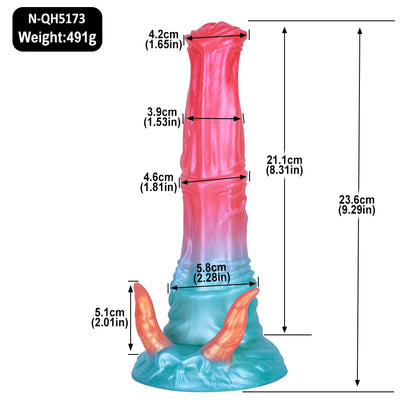 Fantasy-Dildo „Horse“ – großer Silikon-Dildo mit Saugfuß