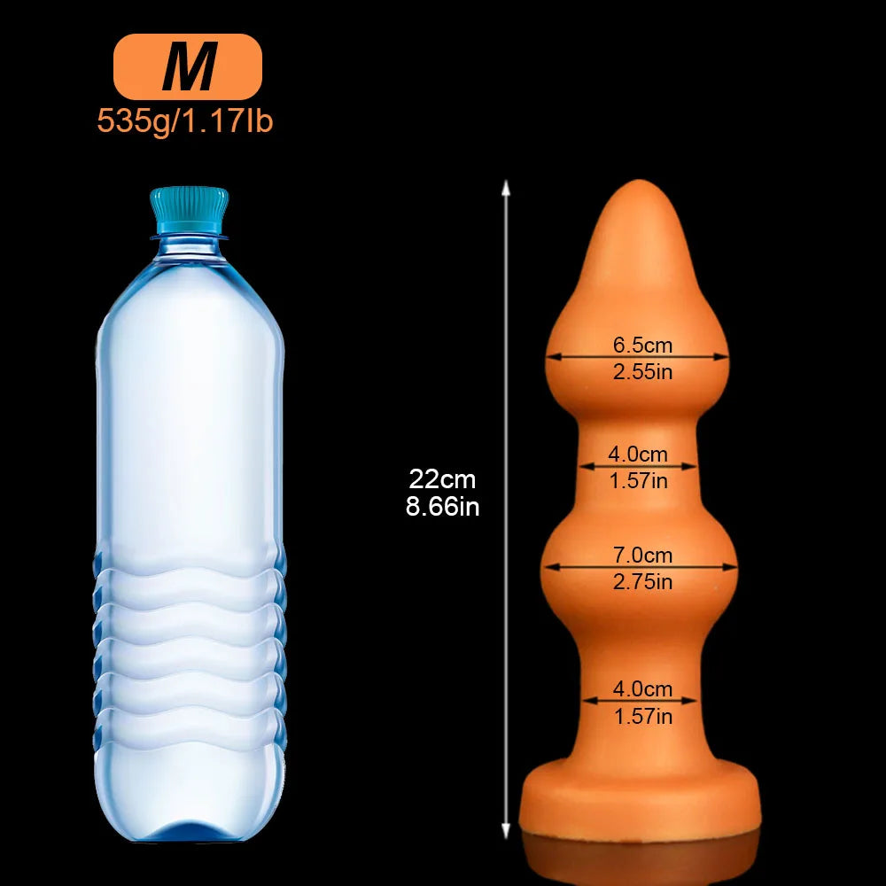 Anal-Set XXL – Analkette oder Plug-Kegel