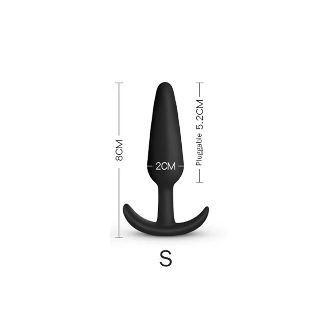 Analplug-Set aus Silikon – einzeln oder im Set
