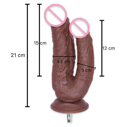 ROUGH BEAST Doppeldildo & XXL-Plug