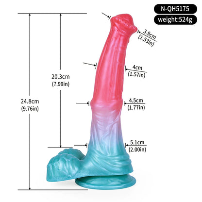 Fantasy-Dildo „Horse“ – großer Silikon-Dildo mit Saugfuß