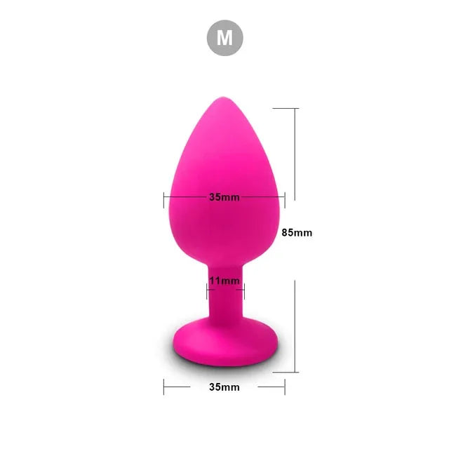 Aufweitbarer Analplug – 4 Farben, 3 Größen