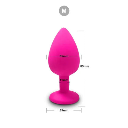 Aufweitbarer Analplug – 4 Farben, 3 Größen