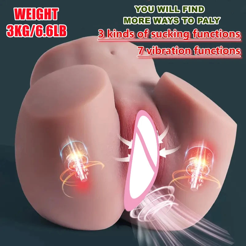Realistischer Po-Masturbator – von 1,8 kg bis 14 kg