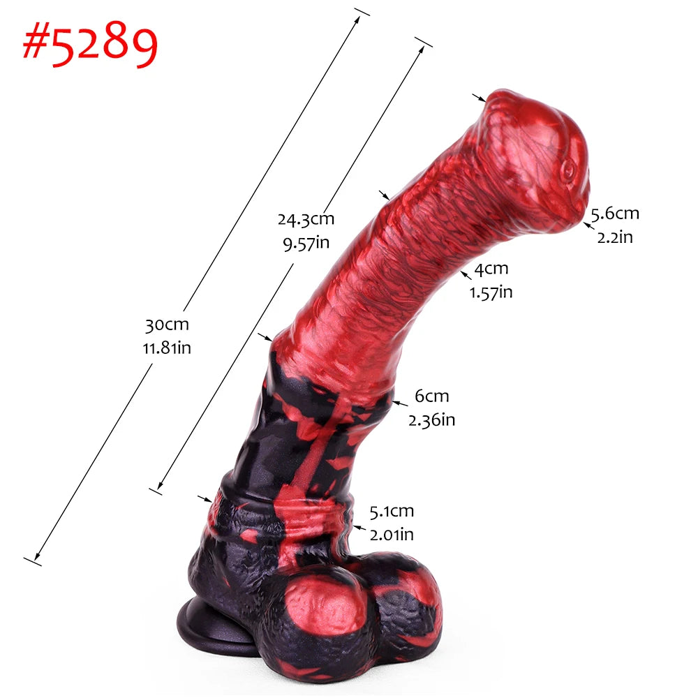 Fantasy-Dildo „Horse“ – großer Silikon-Dildo mit Saugfuß