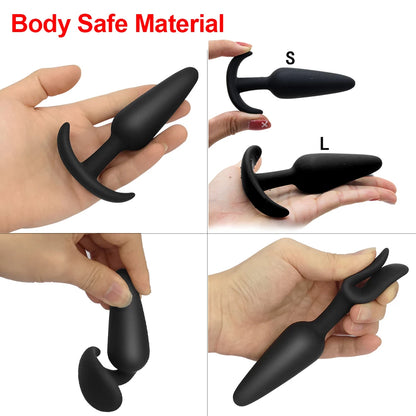 Analplug-Set aus Silikon – einzeln oder im Set