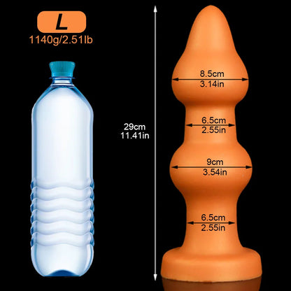 Anal-Set XXL – Analkette oder Plug-Kegel