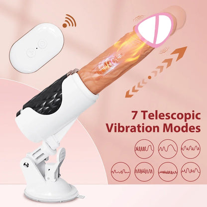 Teleskop-Dildo mit Fernbedienung – Sexmaschine für zuhause