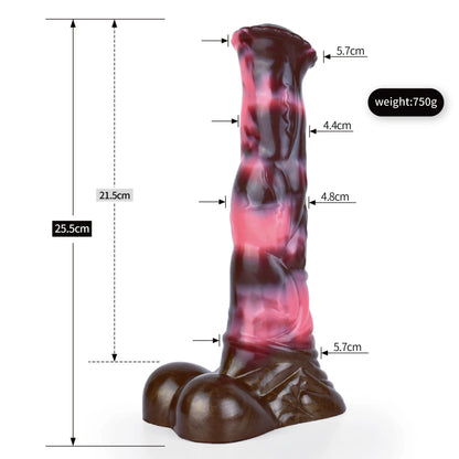 Fantasy-Dildo „Horse“ – großer Silikon-Dildo mit Saugfuß