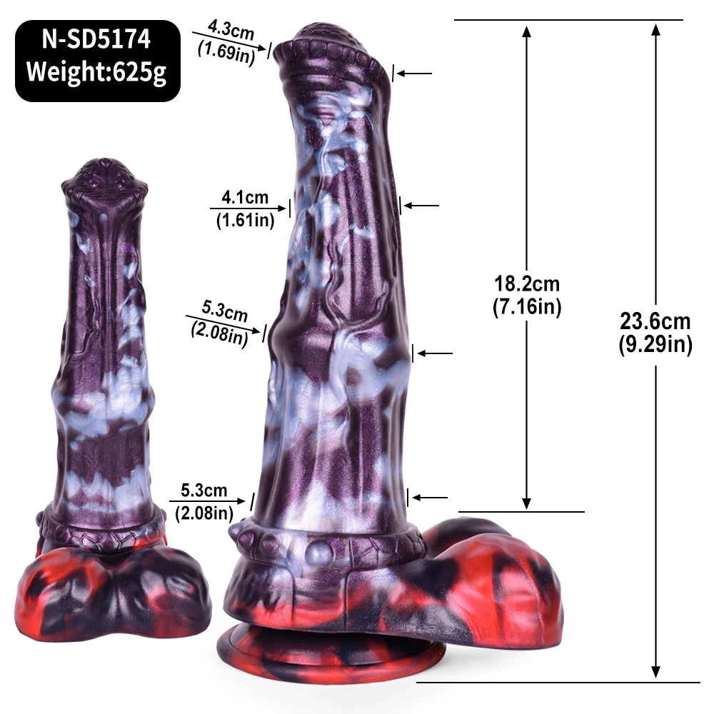 Fantasy-Dildo „Horse“ – großer Silikon-Dildo mit Saugfuß